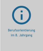 Berufsorientierung im 8. Jahrgang